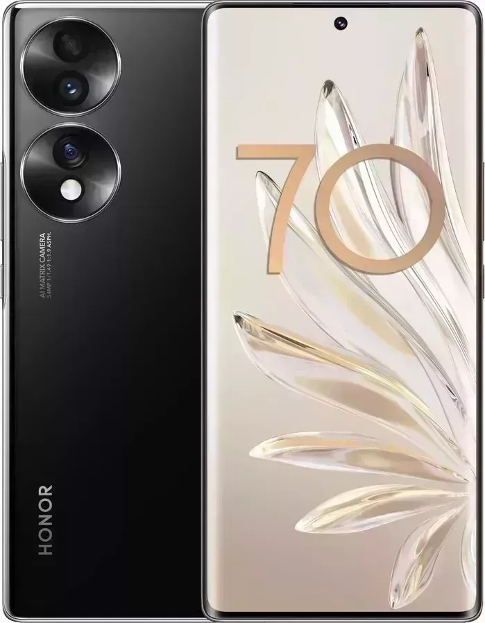 Телефон HONOR Смартфон 70 8/128Gb черный (5109AJAC)