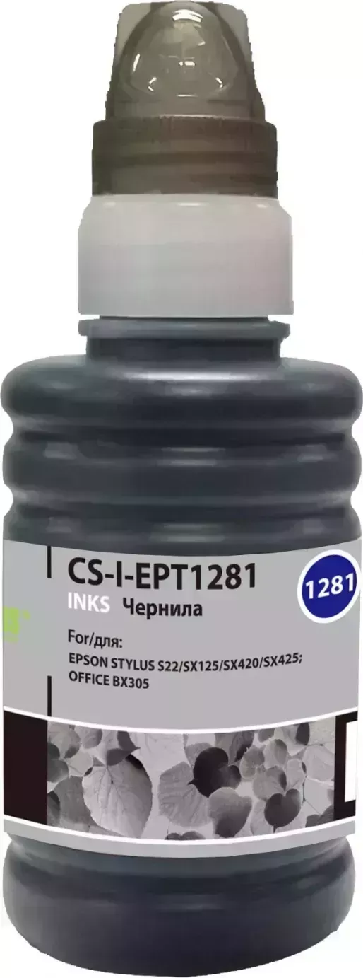 Расходный материал для печати CACTUS CS-I-EPT1281 черный 100мл ( )