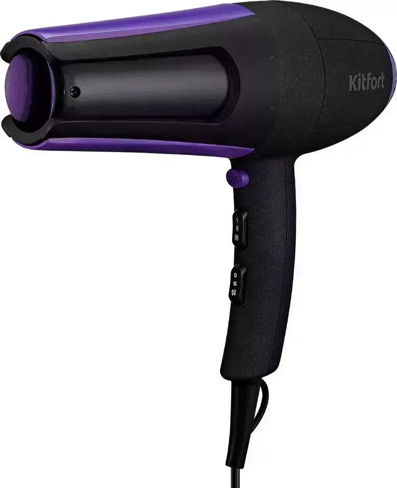 Фен KITFORT KT-3232-1 черно-фиолетовый