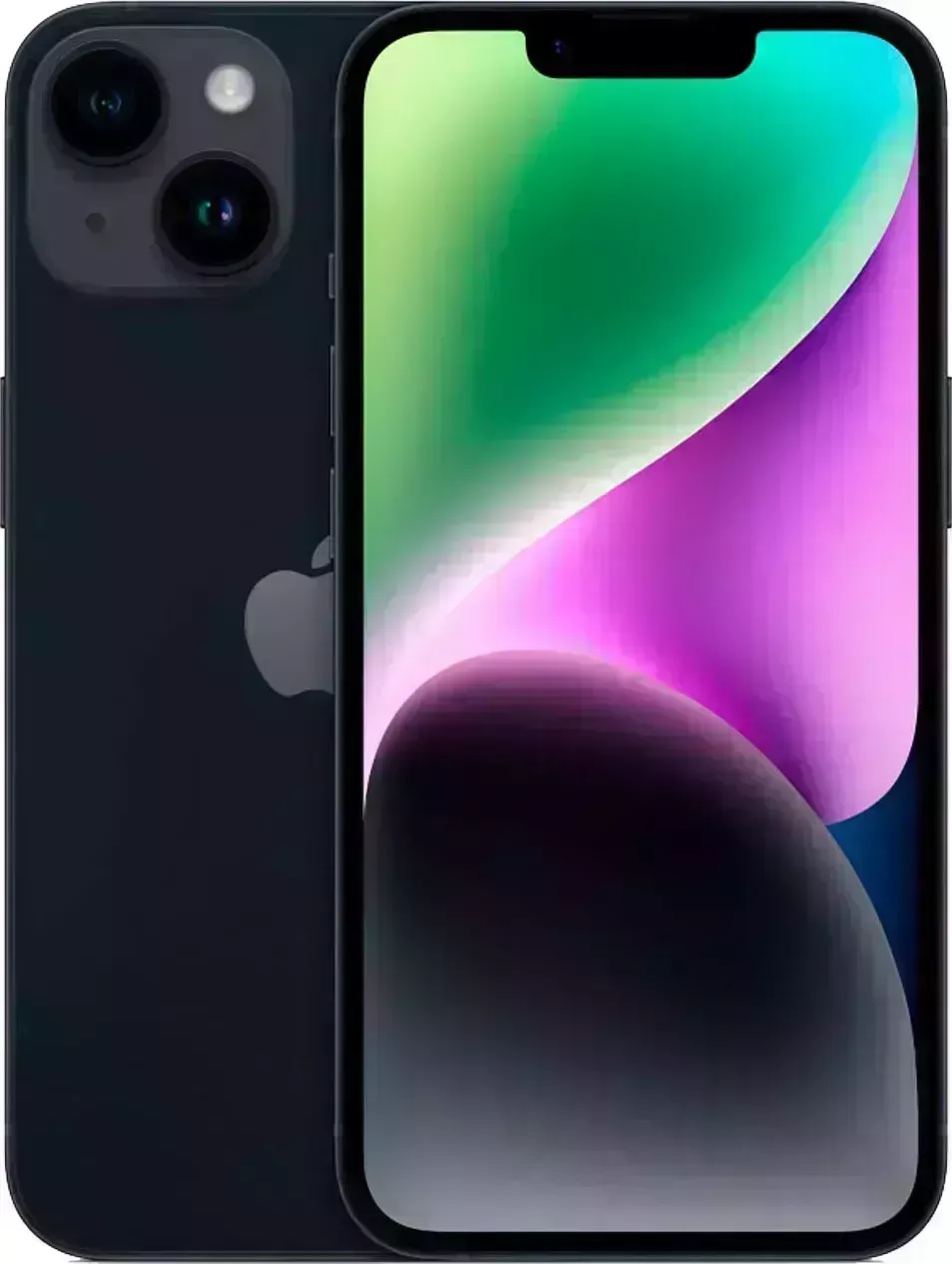 Телефон APPLE Смартфон iPhone 14 128Gb темная ночь (MPUD3J/A)