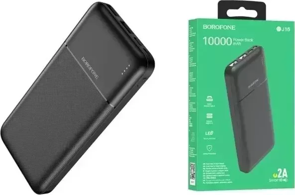 Внешний аккумулятор Borofone BJ16 Black