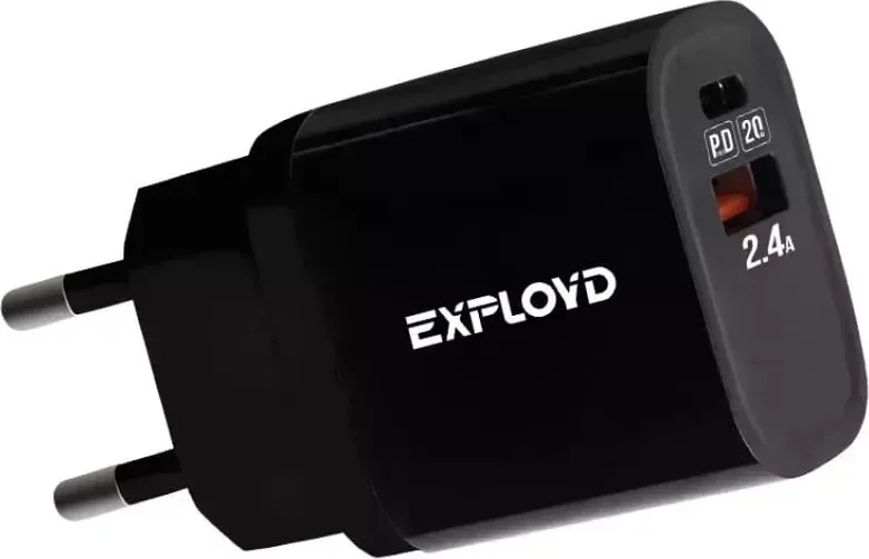 Сетевое зарядное устройство EXPLOYD EX-Z-1127 чёрный