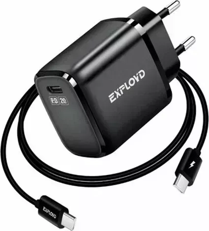 Сетевое зарядное устройство EXPLOYD EX-Z-1375 черный