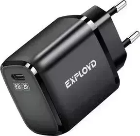 Сетевое зарядное устройство EXPLOYD EX-Z-1377 черный