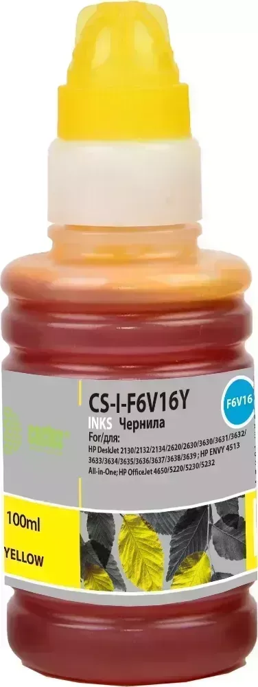 Расходный материал для печати CACTUS CS-I-F6V16Y желтый 100мл ( )
