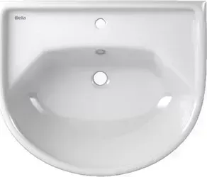 Раковина Della Glance с 1 отверстием Джаз Черный 55,5х46,5х20 (DE81115500110)