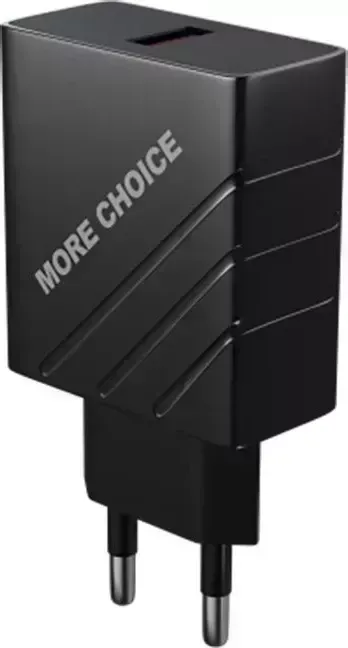 Сетевое зарядное устройство More choice NC51QC черный