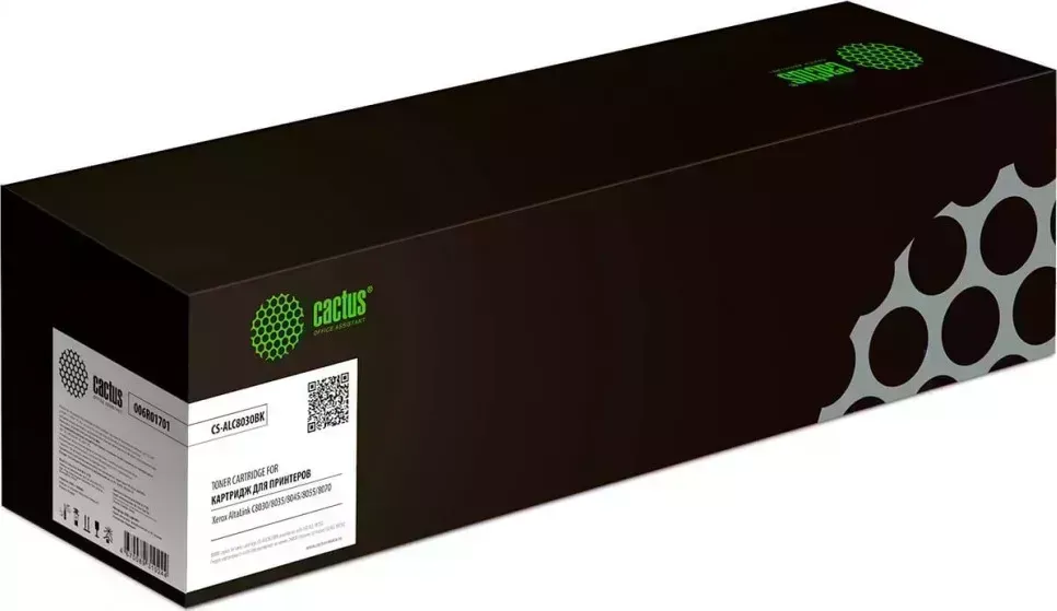 Картридж CACTUS Расходный материал для печати CS-ALC8030BK 006R01701 черный ( )