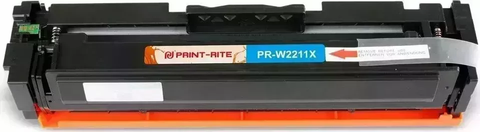 Расходный материал для печати Print-Rite PR-W2211X (W2211X/TFHBAXCPU1J) голубой (Картридж)