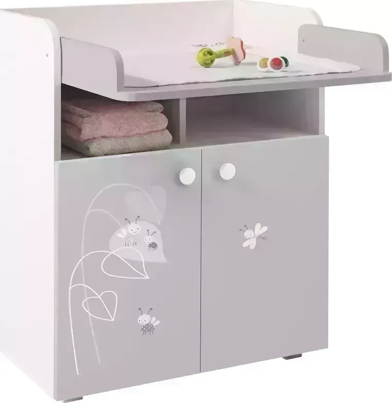 Комод Polini Kids French 1270 Amis белый (2 кор)