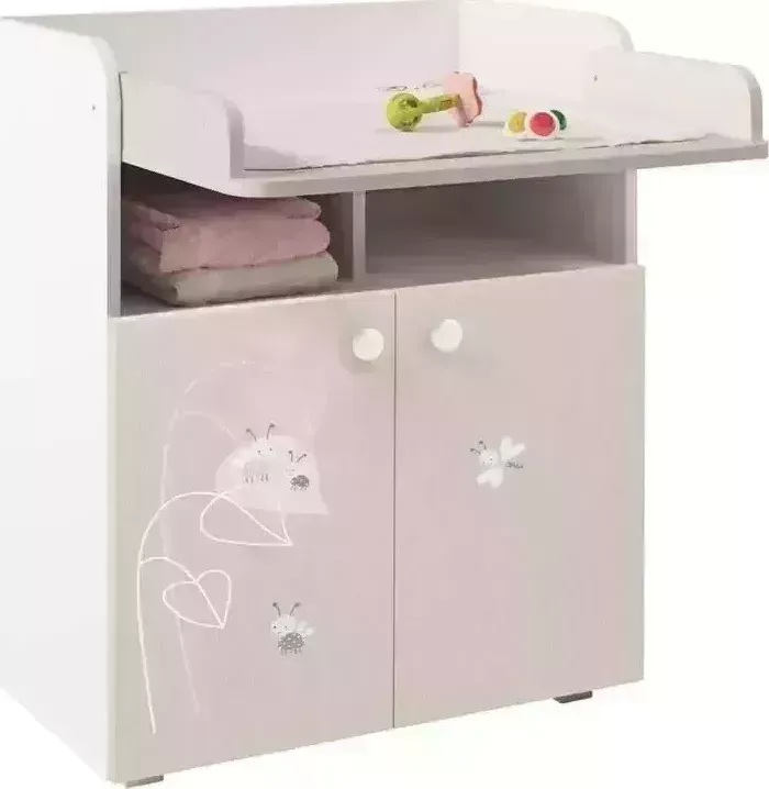 Комод Polini Kids French 1270 Amis белый-дуб пастельный (2 кор)
