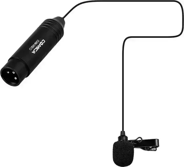 Микрофон Comica петличный CVM-V02O (1.8m)
