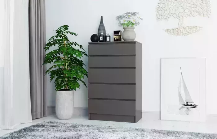 Комод Смарт высокий Морини 1 графит (А3121580975)