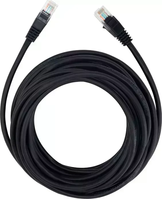 Кабель Патч-корд Buro UTP 4 пары cat5E CCA molded 7м черный RJ-45 (m)-RJ-45 (m)