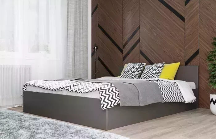 Кровать Смарт Морини 160 графит (А3121581001)