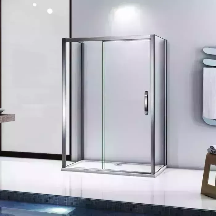 Душевой уголок Good Door Antares WTW+SP+SP 100x80 с поддоном, прозрачный, хром