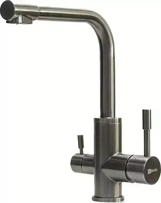 Смеситель для кухни LEMARK Expert с подключением к фильтру, графит (LM5061GMN)