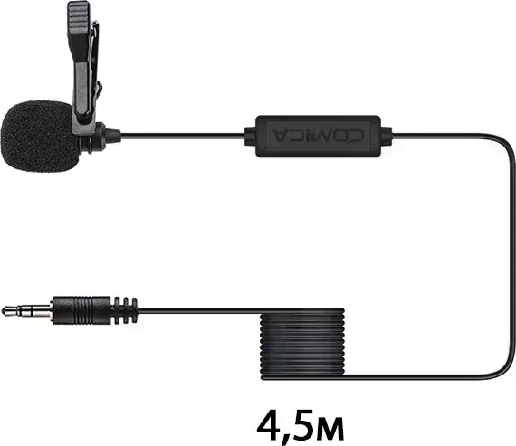 Микрофон Comica петличный V01CP (4.5m)