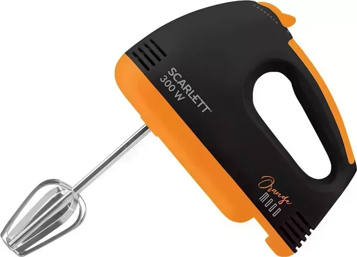 Миксер Scarlett SC-HM40S20 черный/оранжевый