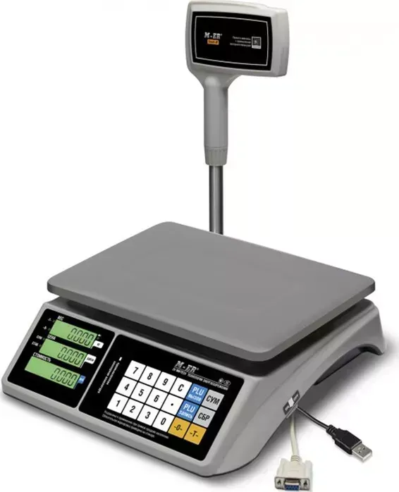 Весы торговые MERTECH M-ER 328ACPX-15.2 LCD белый (3154)