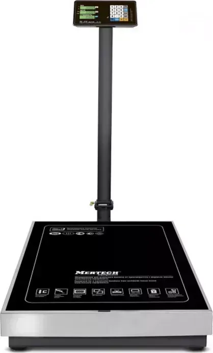 Весы торговые MERTECH M-ER 333ACLP-600.200 LCD черный (3078)