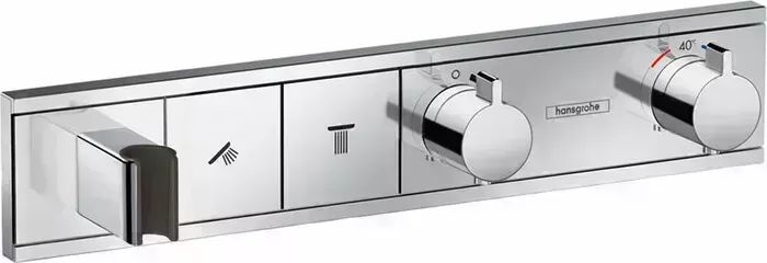 Термостат для ванны Hansgrohe RainSelect на два выхода, механизма 15310180, хром (15355000)