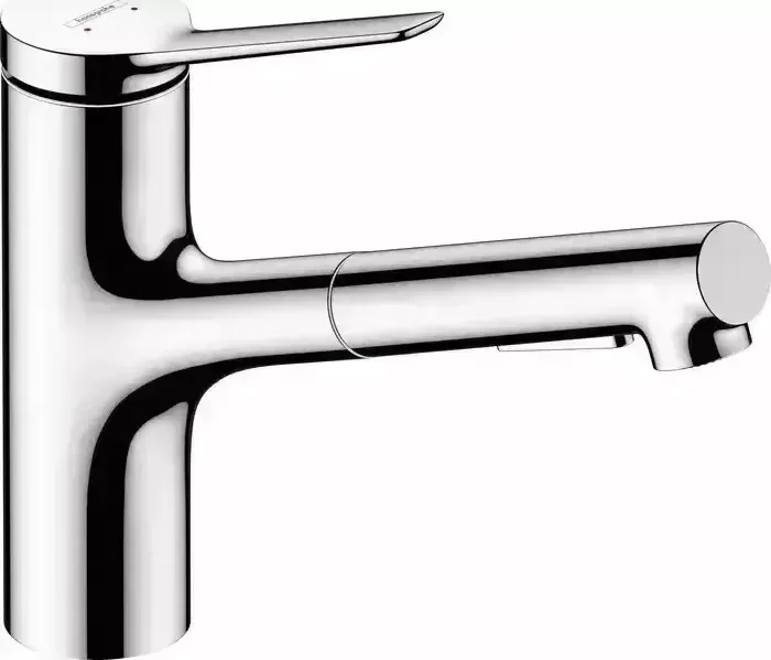 Смеситель для кухни Hansgrohe Zesis M33 выдвижной излив, хром (74800000)