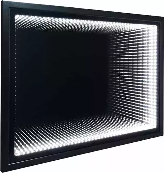Зеркало Vincea 80х60 датчик на движение, черное (VLM-2M800B)