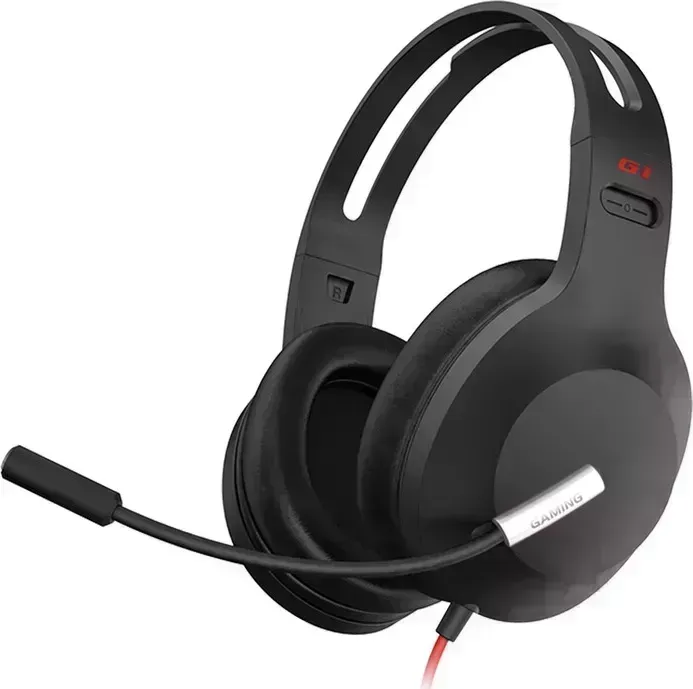 Наушники с микрофоном Edifier с G1SE черный 2.5м накладные оголовье