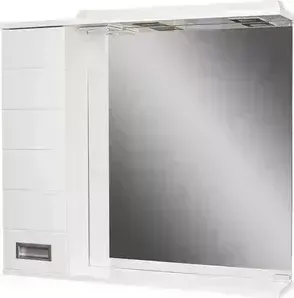 Зеркальный шкаф Домино Cube 80 Эл левый (DC5010HZ)