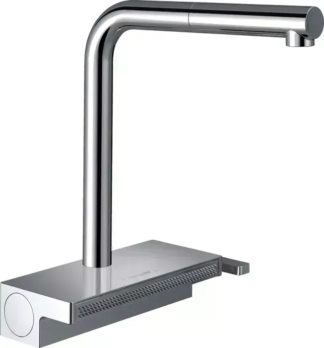 Смеситель для кухни Hansgrohe Aquno Select sBox с выдвижным изливом, хром (73830000)