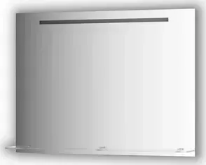 Зеркало Evoform с полочкой Ledline-S со светильником 7 W 100x75 см (BY 2158)