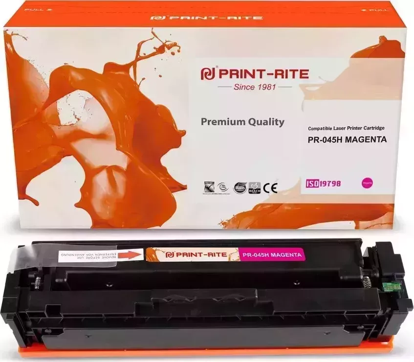 Расходный материал для печати Print-Rite PR-045H (045H/TFC449MPU1J) пурпурный (Картридж)