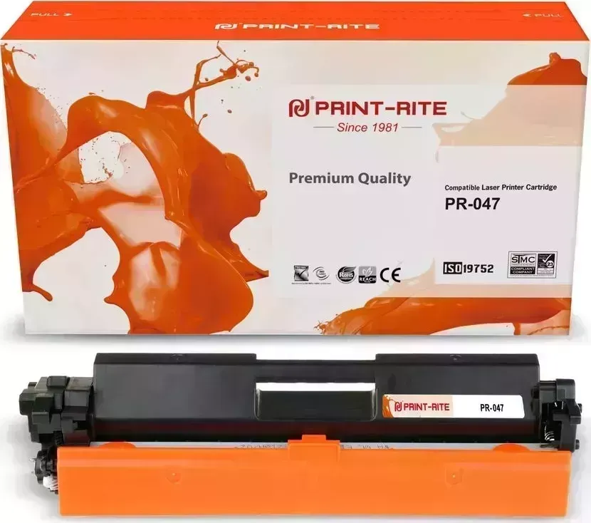 Расходный материал для печати Print-Rite PR-047 (Cartridge 047/TFHAW3BPU1J) черный (Картридж)