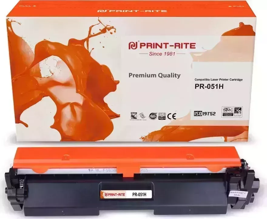 Расходный материал для печати Print-Rite PR-051H (051H/TFC692BPU1J) черный (Картридж)