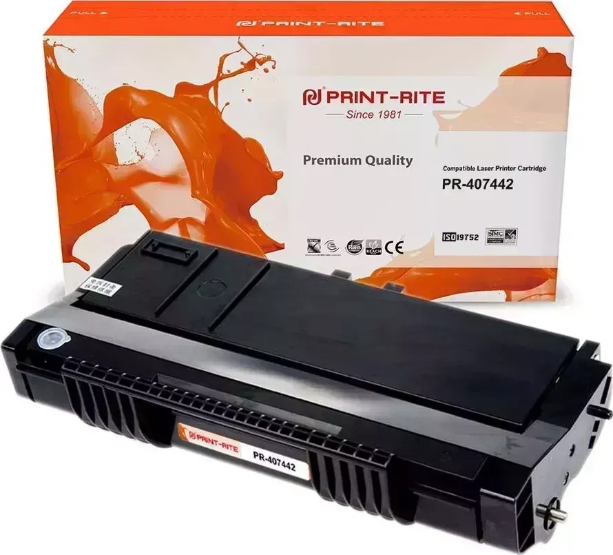 Расходный материал для печати Print-Rite PR-407442 (407442/TFR802BPU1J) черный (Картридж)
