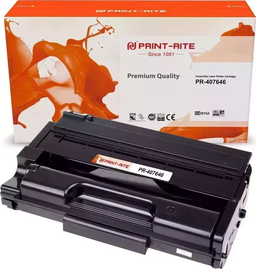 Расходный материал для печати Print-Rite PR-407646 (407646/TFR801BPU1J) черный (Картридж)
