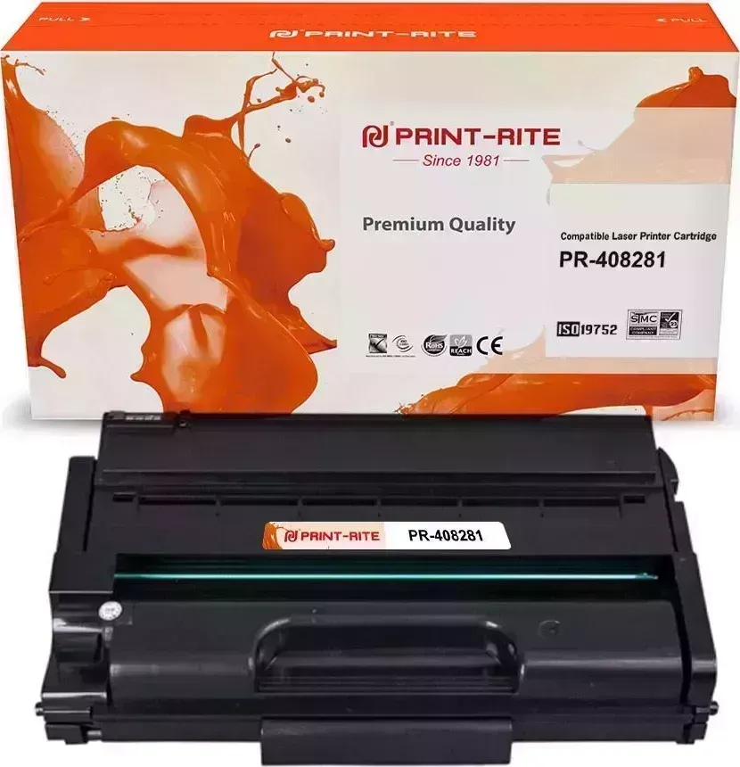 Расходный материал для печати Print-Rite PR-408281 (408281/TFR806BPU1J) черный (Картридж)