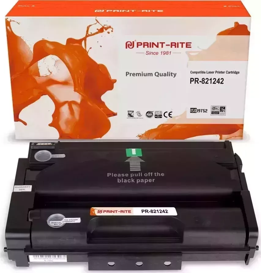 Расходный материал для печати Print-Rite PR-821242 (821242/TFR534BPU1J) черный (Картридж)