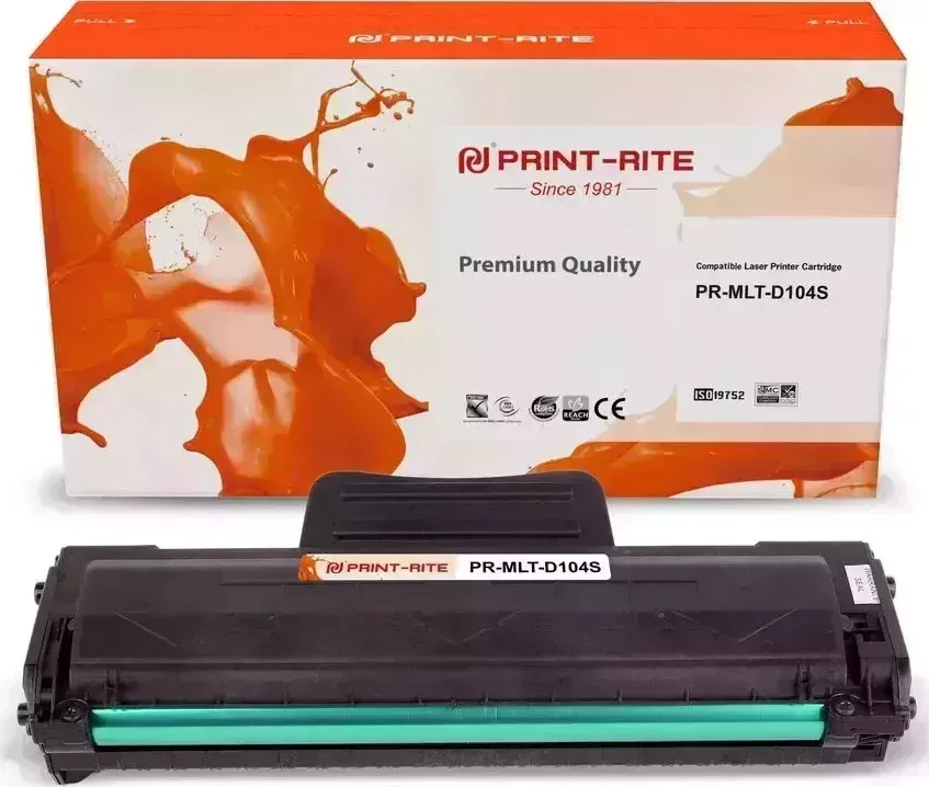 Расходный материал для печати Print-Rite PR-MLT-D104S (MLT-D104S/TFSFI3BPU1J) черный (Картридж)