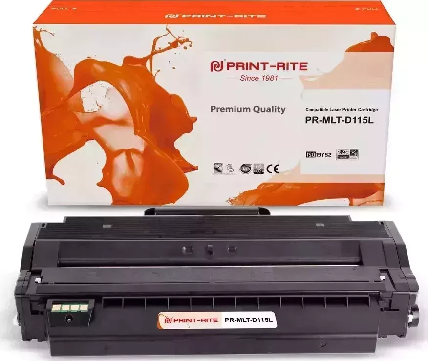 Расходный материал для печати Print-Rite PR-MLT-D115L (MLT-D115L/TFSFDQBPU1J) черный (Картридж)