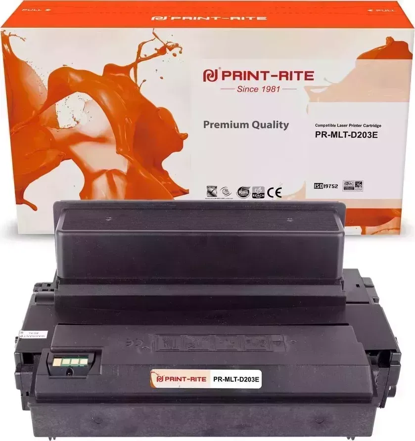 Расходный материал для печати Print-Rite PR-MLT-D203E (MLT-D203E/TFSFF7BPU1J) черный (Картридж)