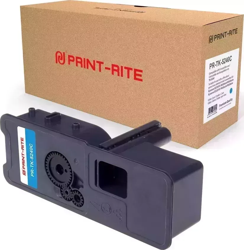 Расходный материал для печати Print-Rite PR-TK-5240C (TK-5240C/TFKAADCPRJ) голубой (Картридж)