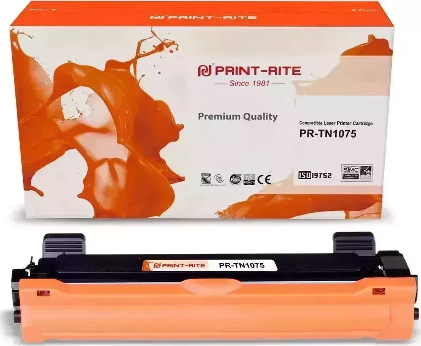 Расходный материал для печати Print-Rite PR-TN1075 (TN-1075/TFB561BPU1J) черный (Картридж)