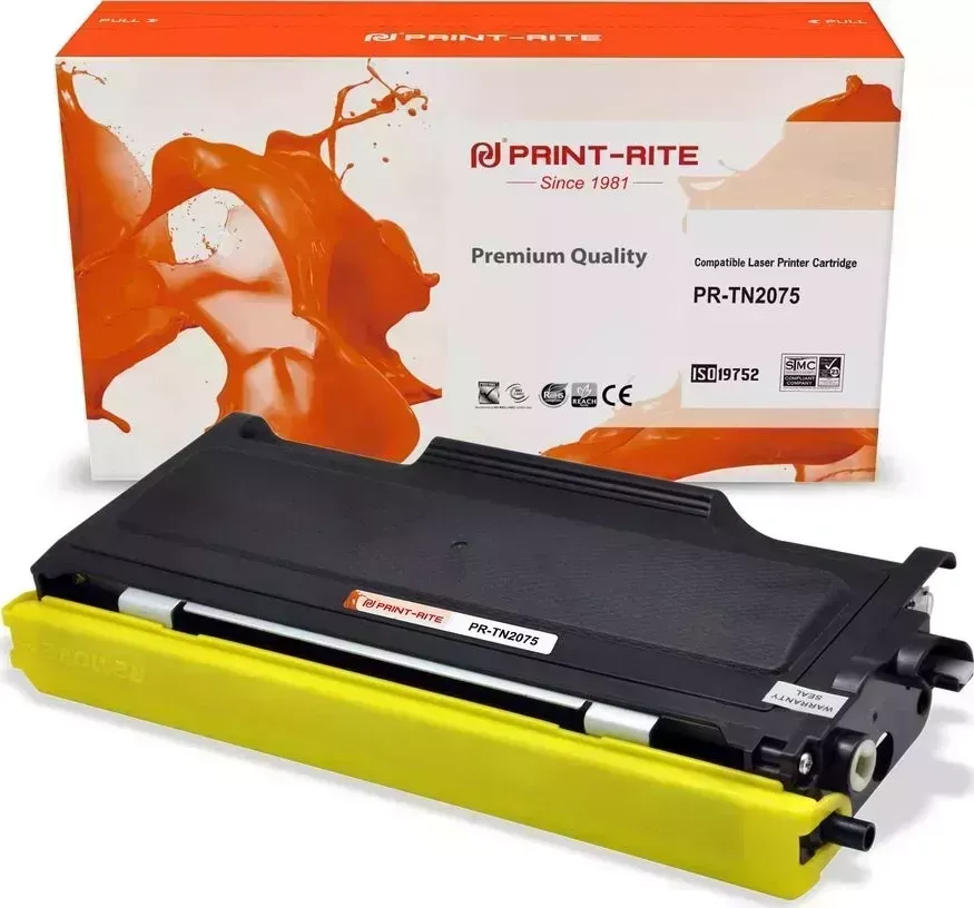 Расходный материал для печати Print-Rite PR-TN2075 (TN-2075/TFB697BPU1J) черный (Картридж)