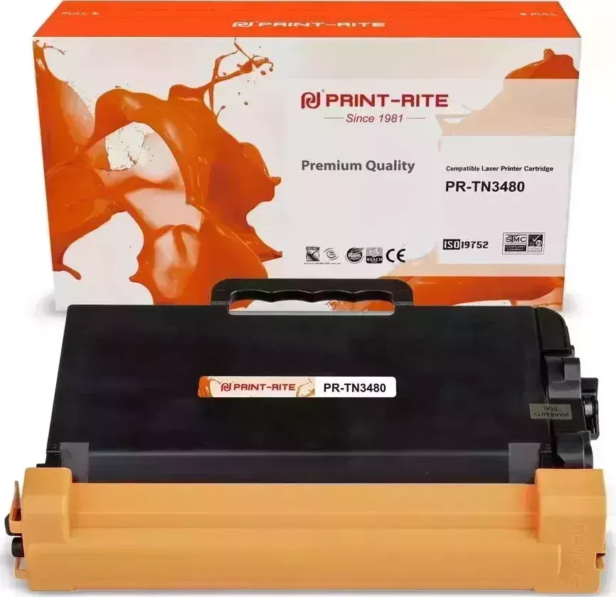 Расходный материал для печати Print-Rite PR-TN3480 (TN-3480/TFB557BPU1J) черный (Картридж)