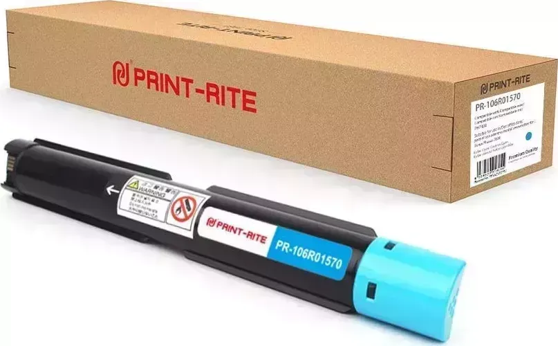 Расходный материал для печати Print-Rite PR-106R01570 (106R01570/TFXACWCPRJ) голубой (Картридж)
