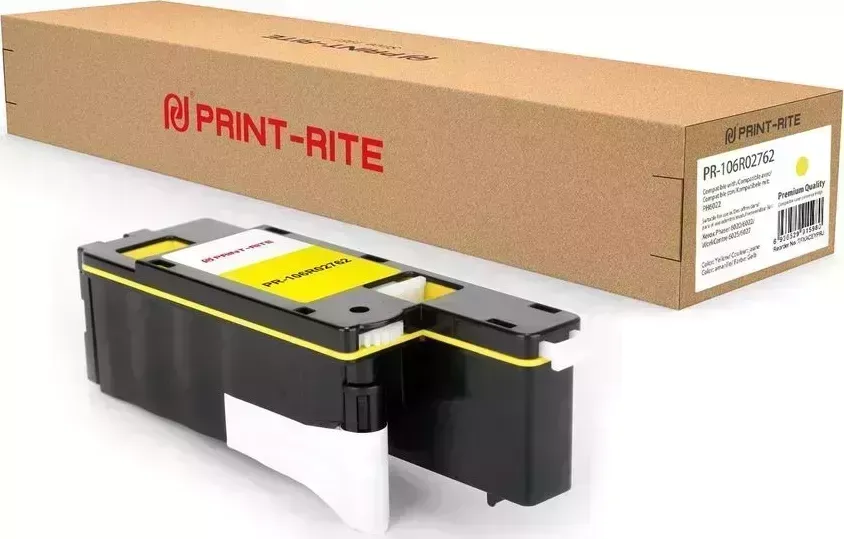 Расходный материал для печати Print-Rite PR-106R02762 (106R02762/TFXACFMPRJ) желтый (Картридж)