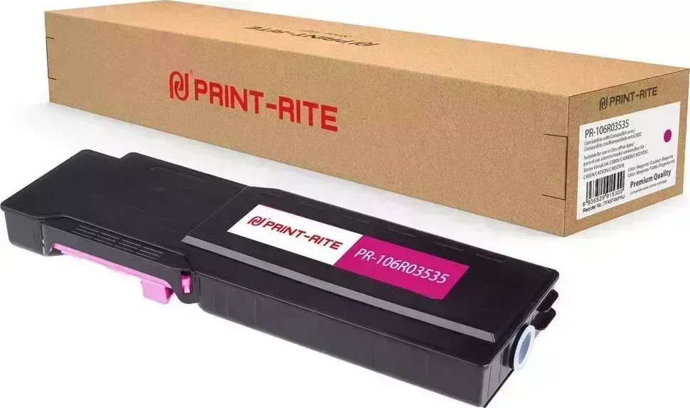 Расходный материал для печати Print-Rite PR-106R03535 (106R03535/TFX974MPRJ) пурпурный (Картридж)