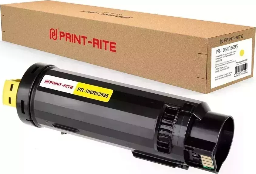 Расходный материал для печати Print-Rite PR-106R03695 (106R03695/TFXA8UYPRJ) желтый (Картридж)